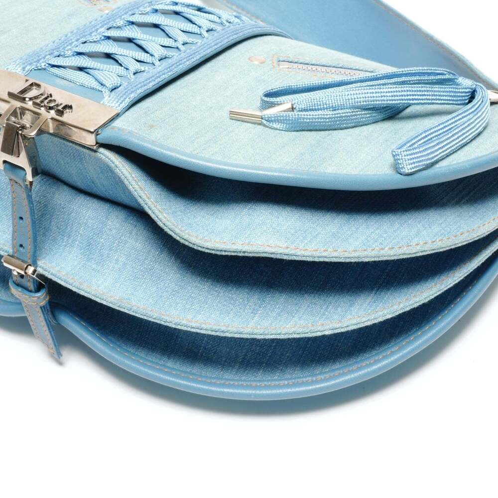CHRISTIAN DIOR Blue Shoulder Bag - Picture 7 of 14